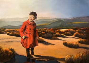 Original Contemporary Children Painting by Gerda Van Damme