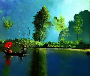 Original Romanticism Love Paintings by Augustyn Engty