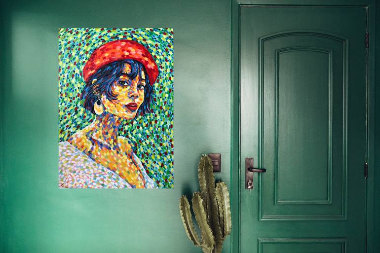 Original Expressionism People Painting by Yana Shapoval