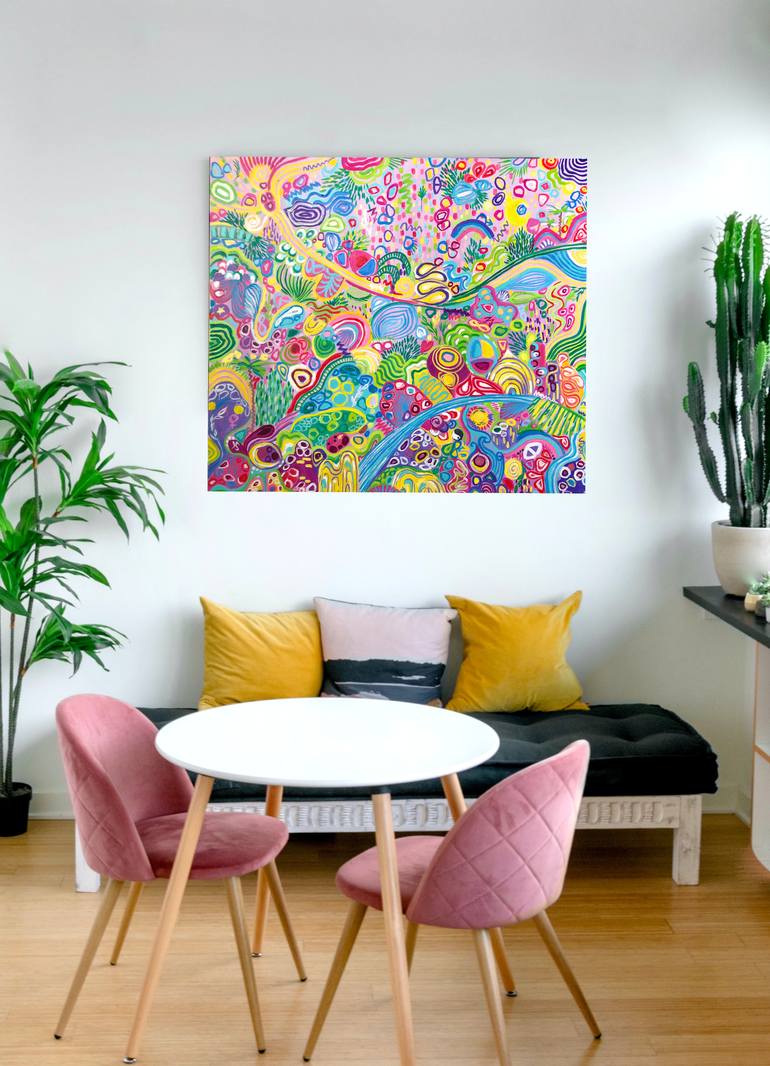 Original Abstract Expressionism Abstract Painting by Yana Shapoval