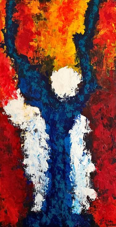 Original Abstract Expressionism Abstract Paintings by Juergen Zahn