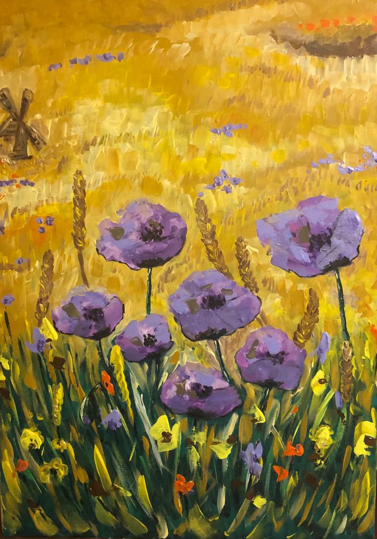 Original Modernism Nature Painting by Marina Vidmar