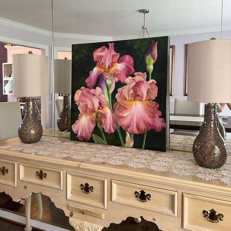Original Modernism Floral Painting by Iryna Artus