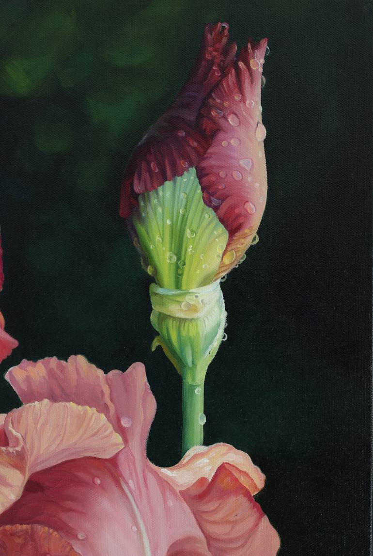 Original Modernism Floral Painting by Iryna Artus