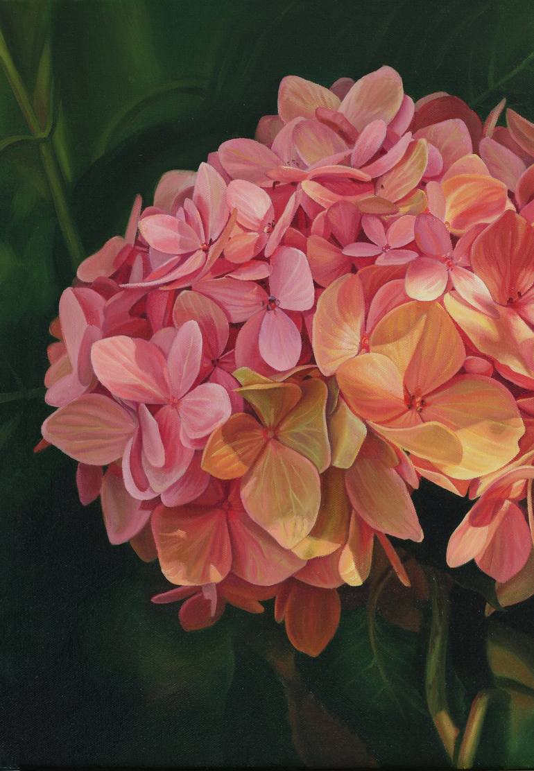 Original Realism Floral Painting by Iryna Artus