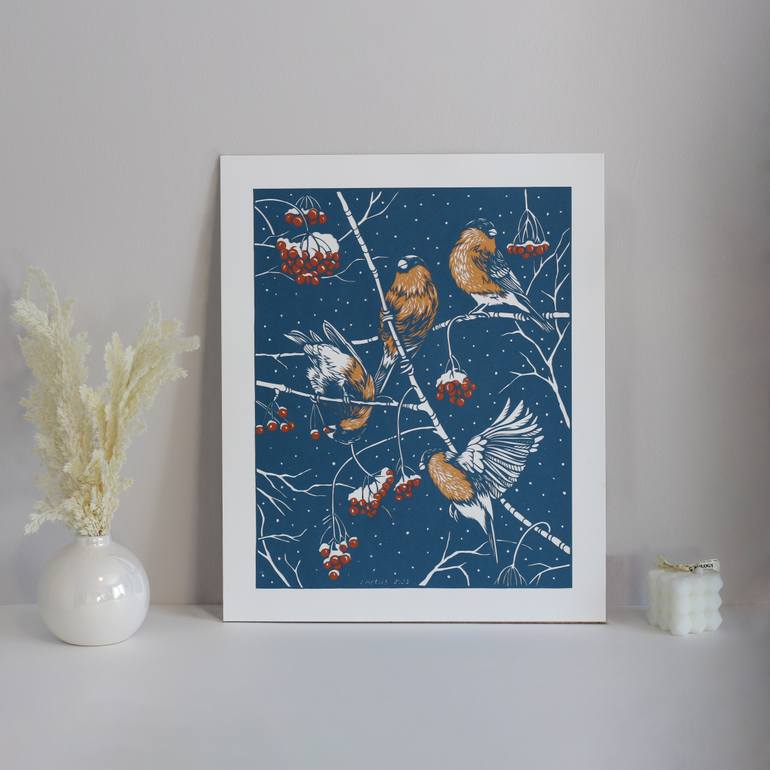 Original Illustration Animal Collage by Iryna Artus