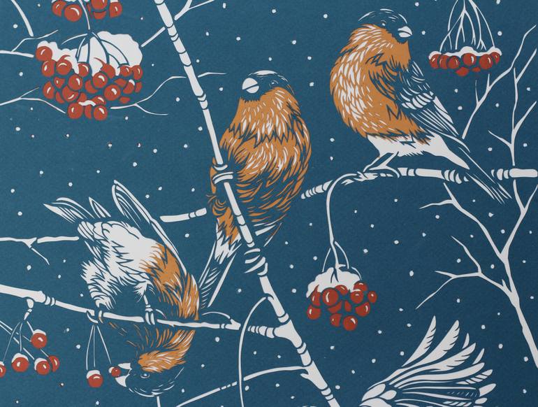 Original Illustration Animal Collage by Iryna Artus