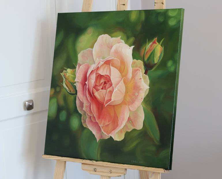 Original Fine Art Floral Painting by Iryna Artus