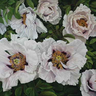 Print of Realism Floral Paintings by Iryna Artus