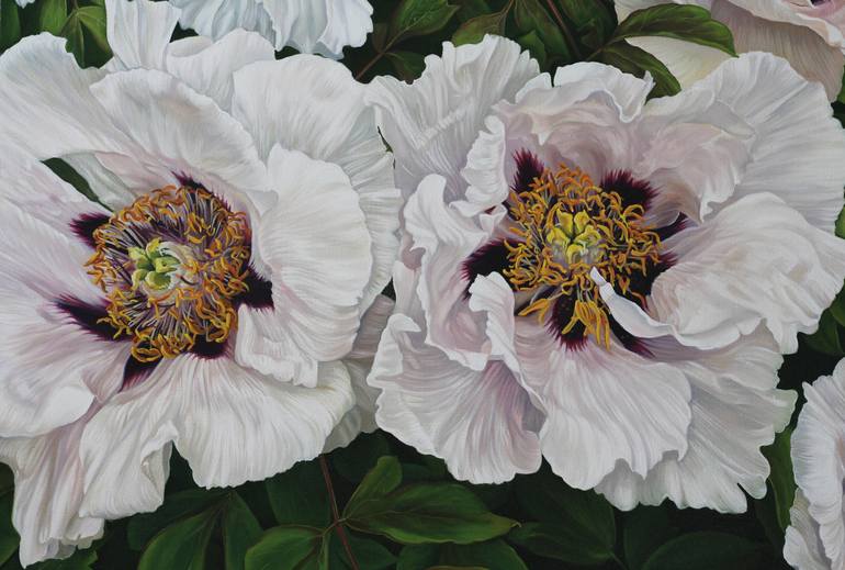 Original Realism Floral Painting by Iryna Artus