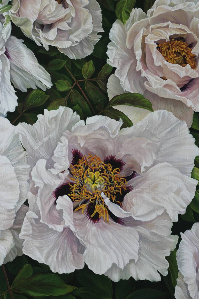Original Realism Floral Painting by Iryna Artus