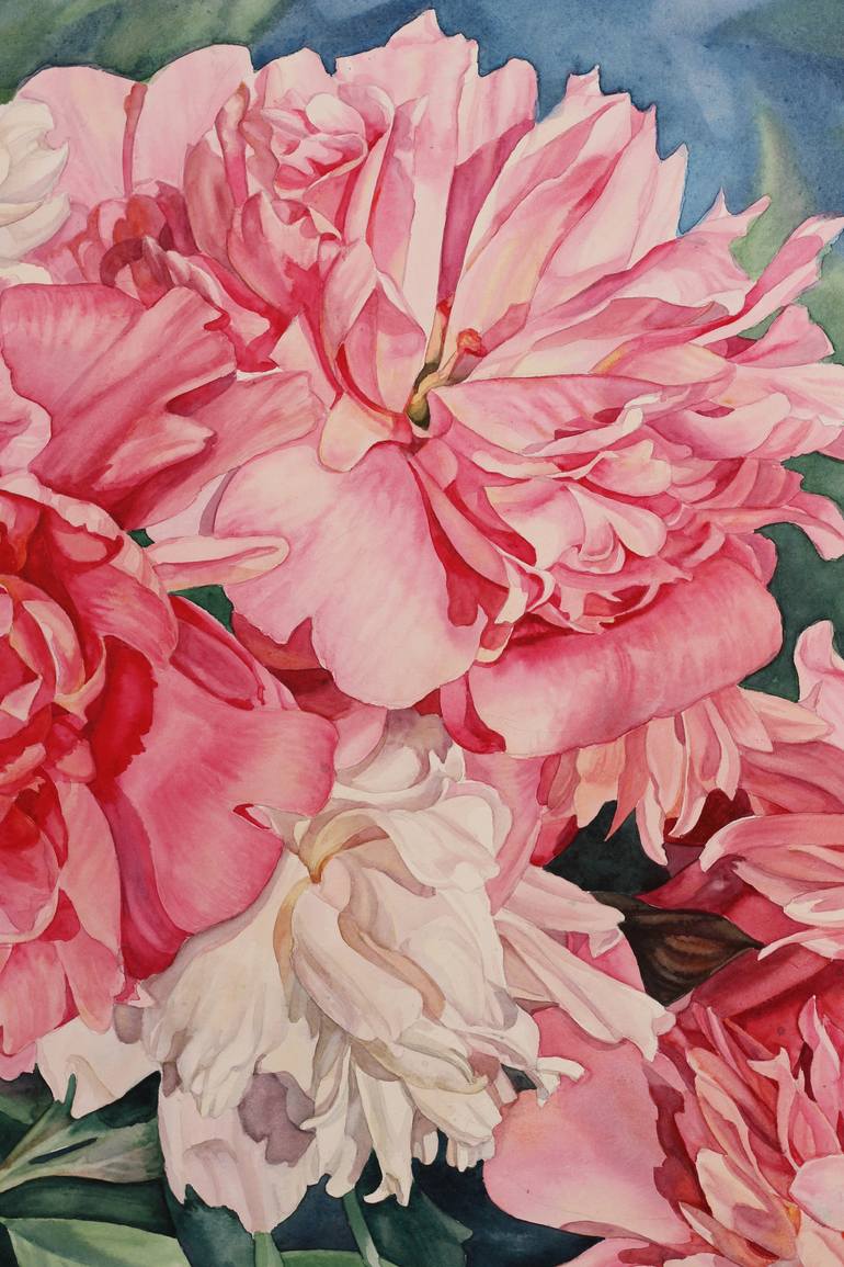 Original Illustration Floral Painting by Iryna Artus