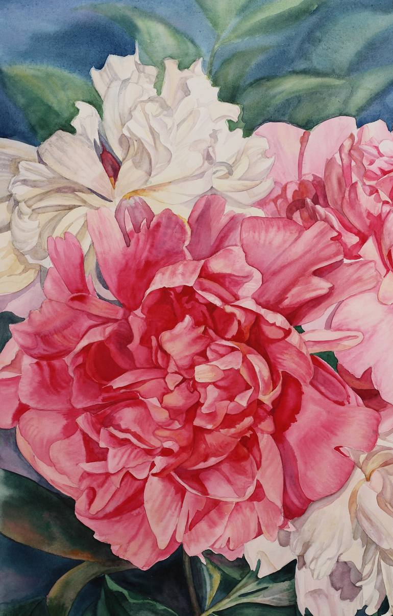 Original Illustration Floral Painting by Iryna Artus
