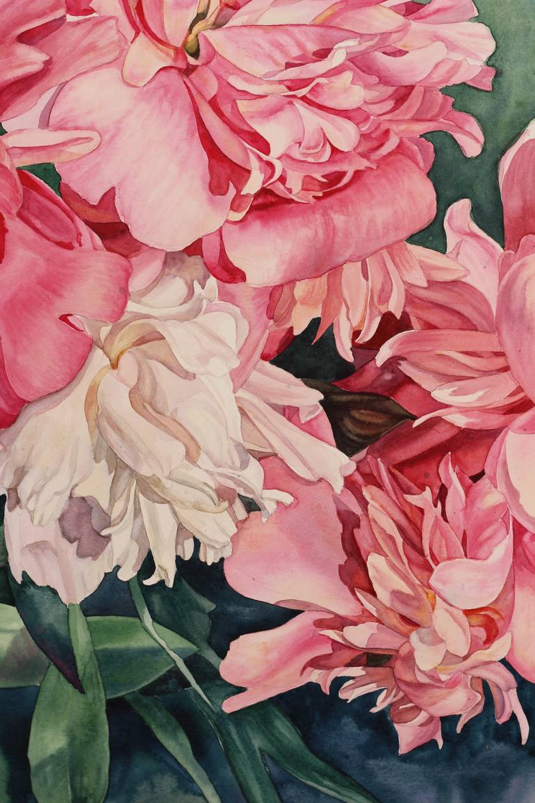 Original Illustration Floral Painting by Iryna Artus