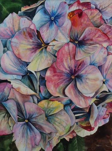 Original Illustration Floral Painting by Iryna Artus
