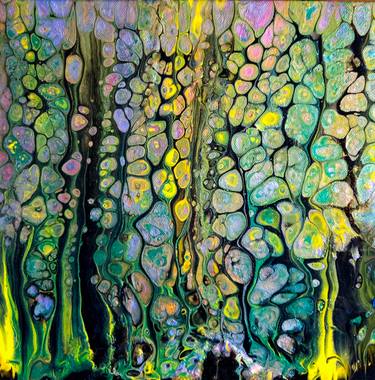 Original Abstract Fantasy Paintings by Linda Tourino