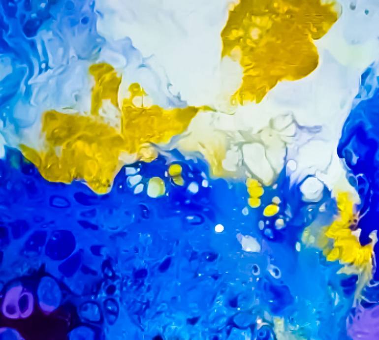 Original Abstract Expressionism Abstract Painting by Linda Tourino