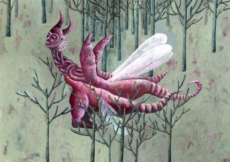 Original Illustration Classical mythology Paintings by Sahar Khaleghi