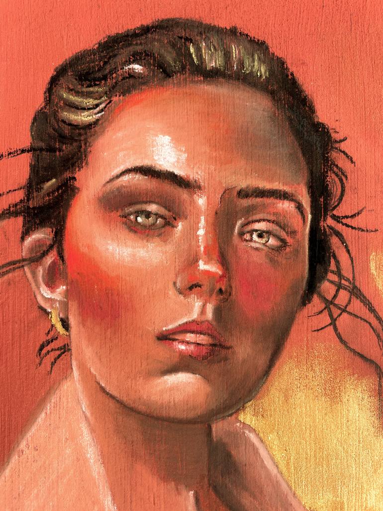 Original Art Deco People Mixed Media by Martin Albornoz