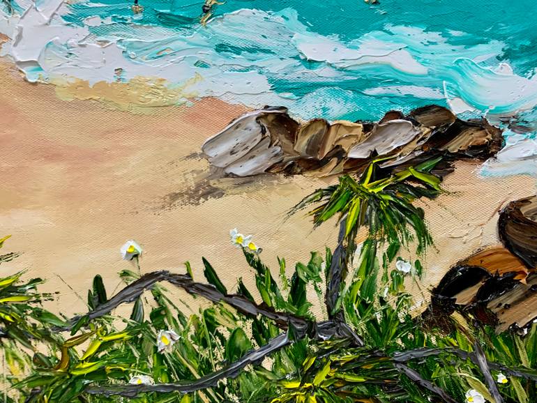 Original Abstract Seascape Painting by Anjana Rai