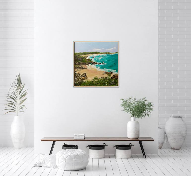 Original Abstract Seascape Painting by Anjana Rai