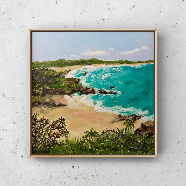 Original Abstract Seascape Painting by Anjana Rai