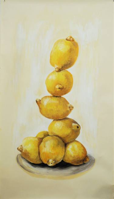 Print of Food Paintings by Nini Khabazi