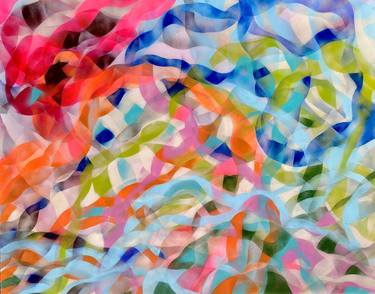 Original Abstract Paintings by Mercedes Elizalde Solis