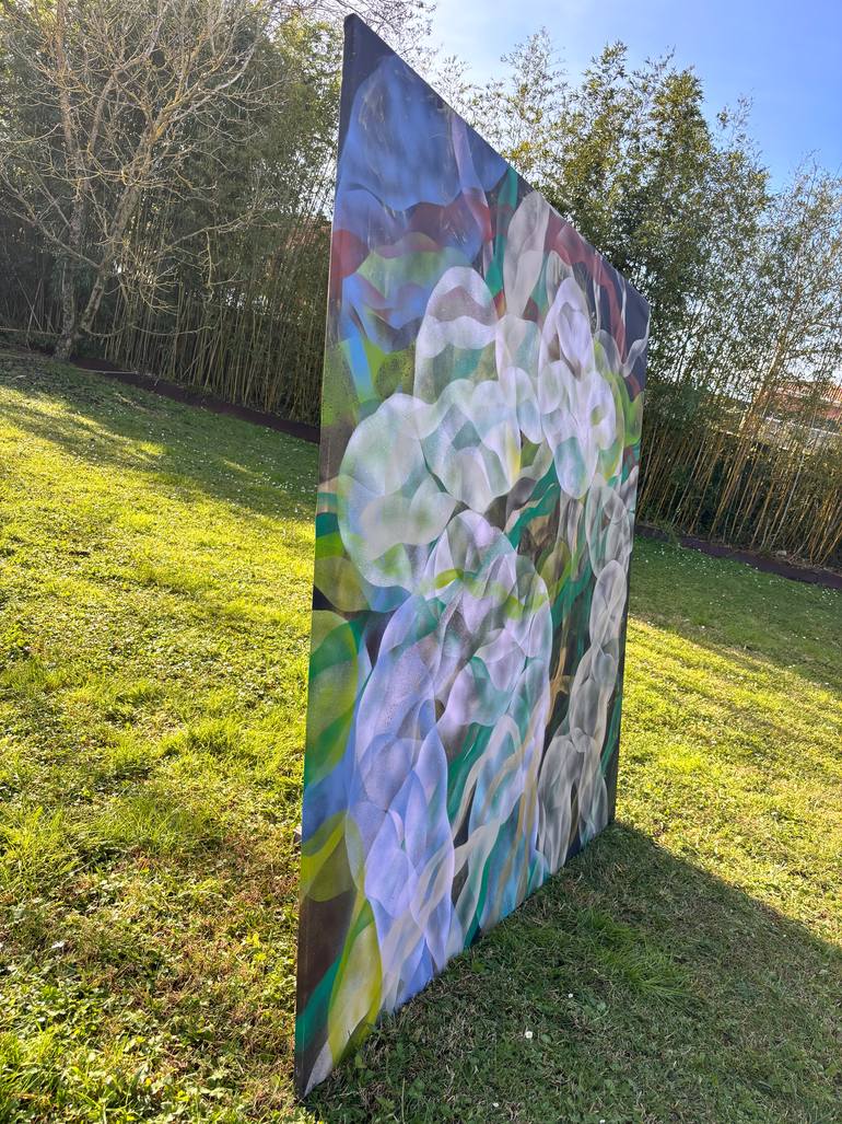 Original Contemporary Abstract Painting by Mercedes Elizalde Solis