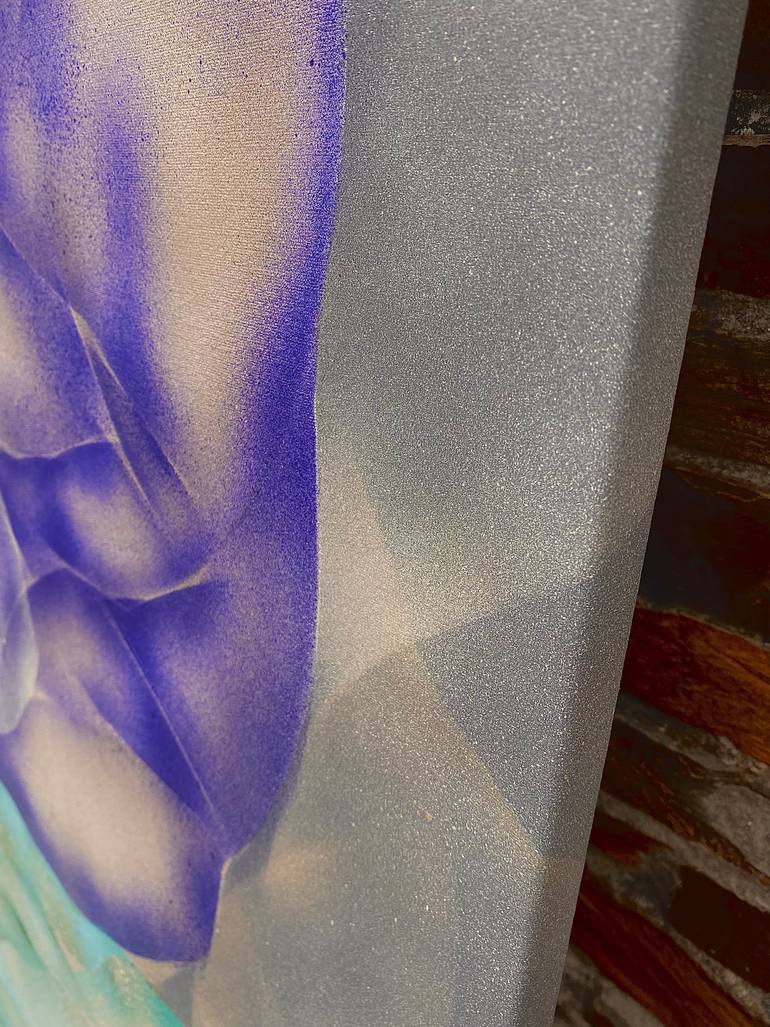 Original Abstract Painting by Mercedes Elizalde Solis