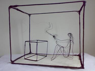 Original Dada Abstract Sculpture by Tatiana Bezjak