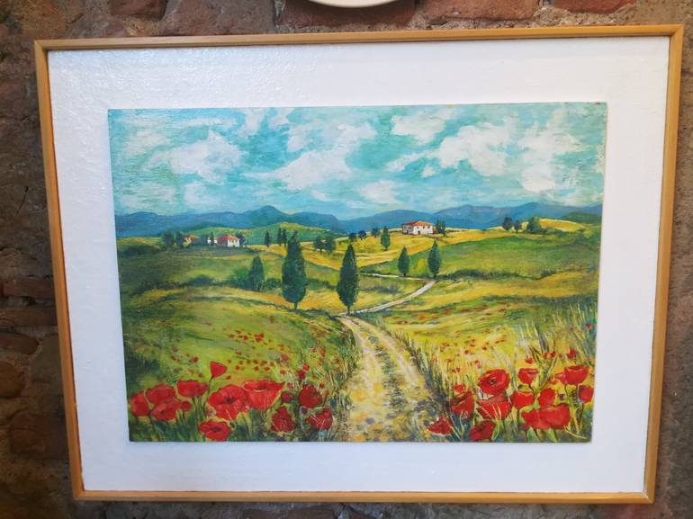 Original Figurative Landscape Painting by Daniela Quadrelli