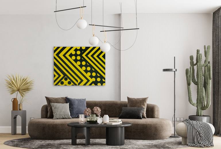 Original Geometric Painting by Svetlana Saratova