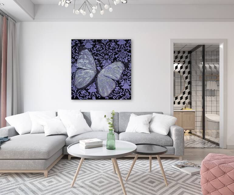 Original Abstract Animal Painting by Svetlana Saratova