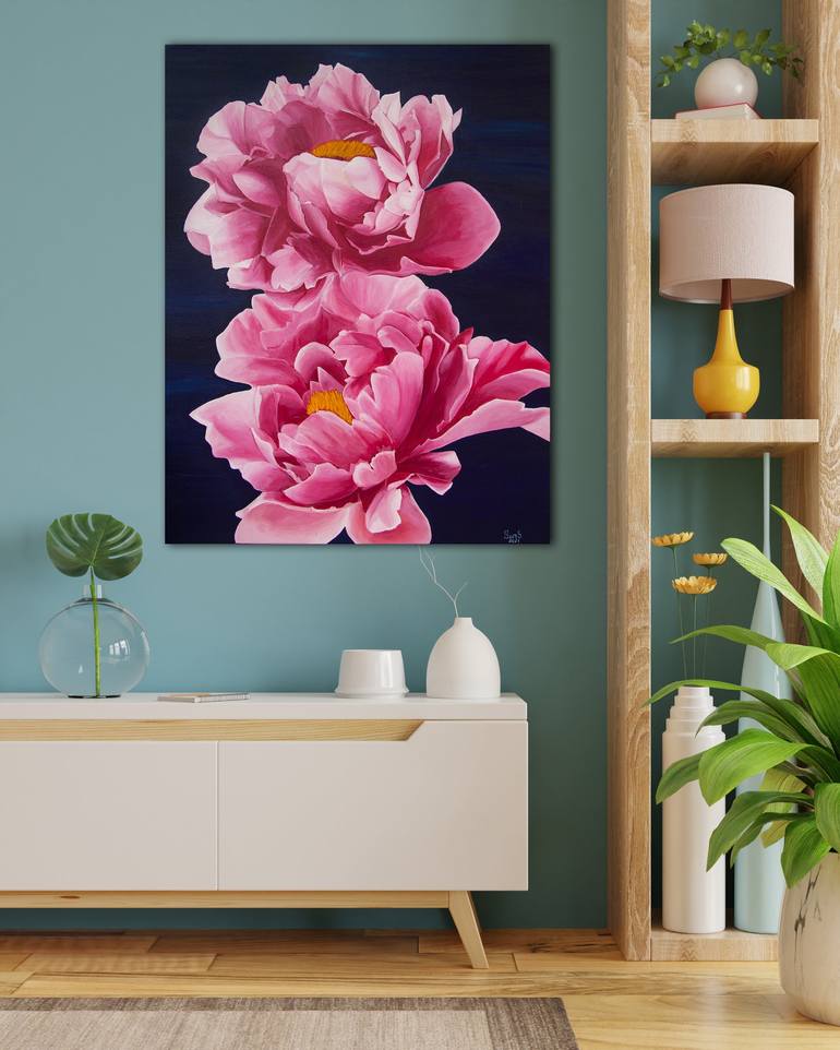 Original Figurative Floral Painting by Svetlana Saratova