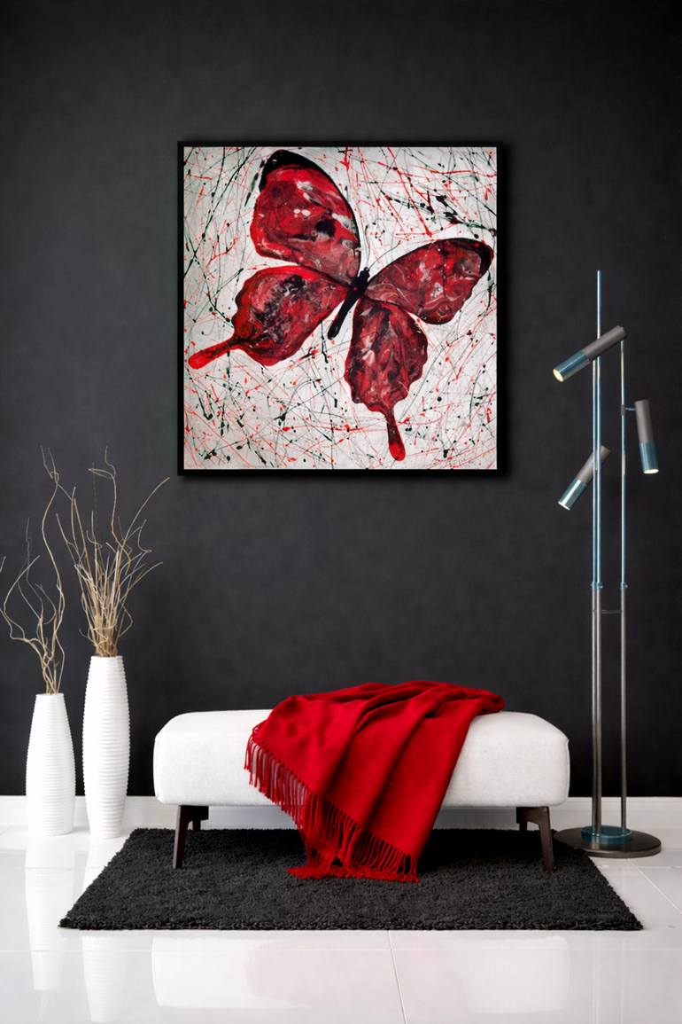 Original Abstract Animal Painting by Svetlana Saratova