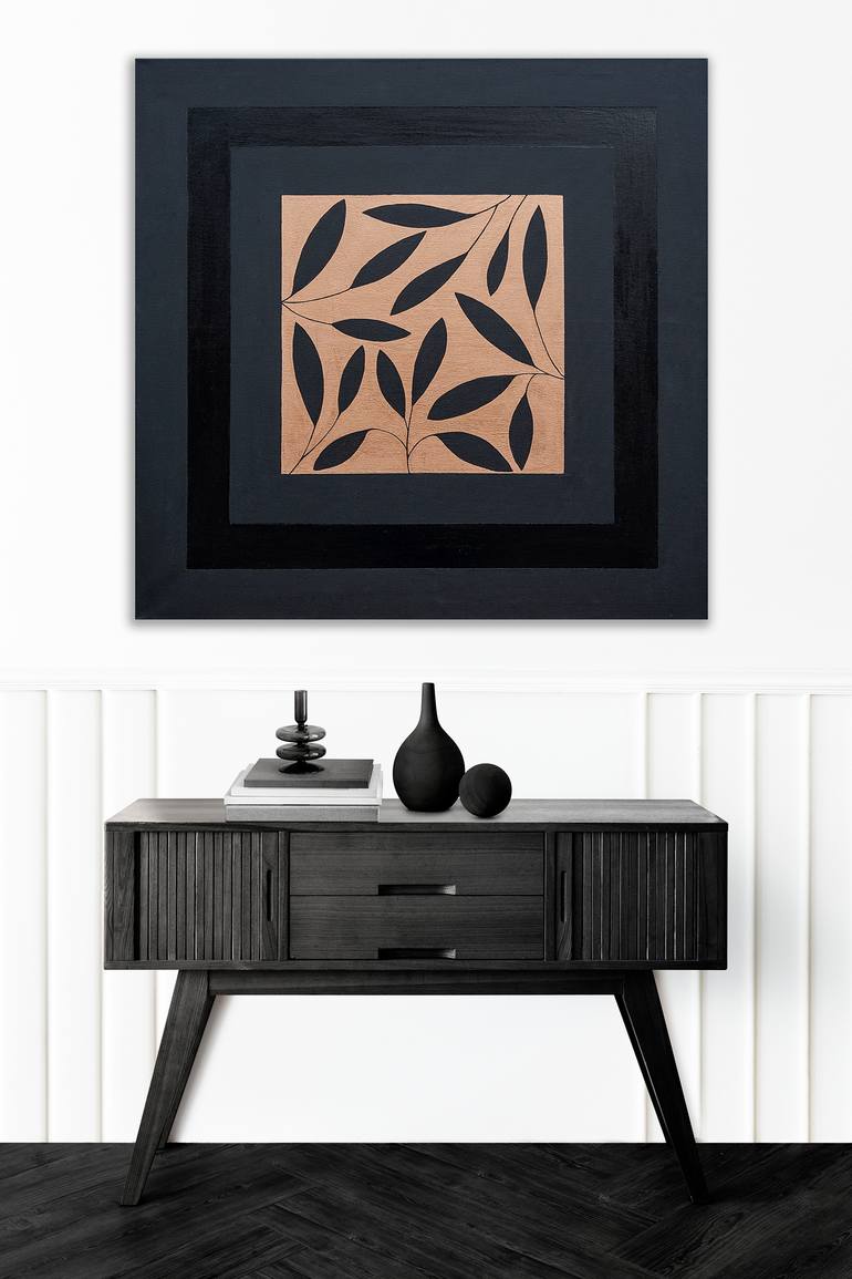 Original Geometric Abstract Painting by Svetlana Saratova