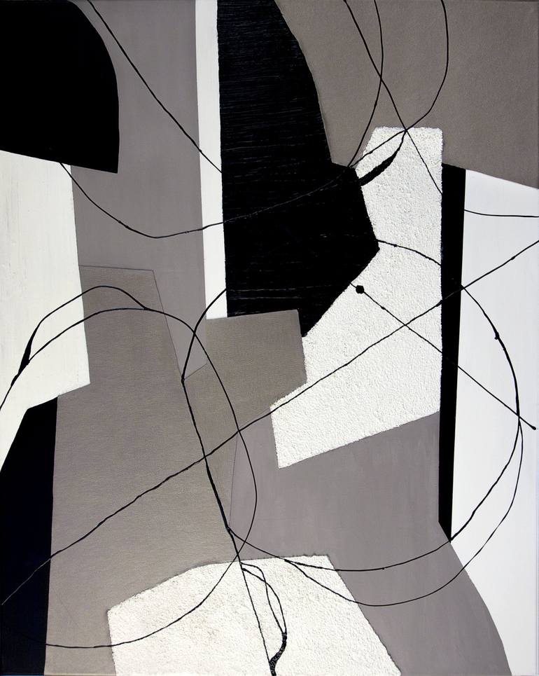 Print of Geometric Abstract Paintings by Svetlana Saratova