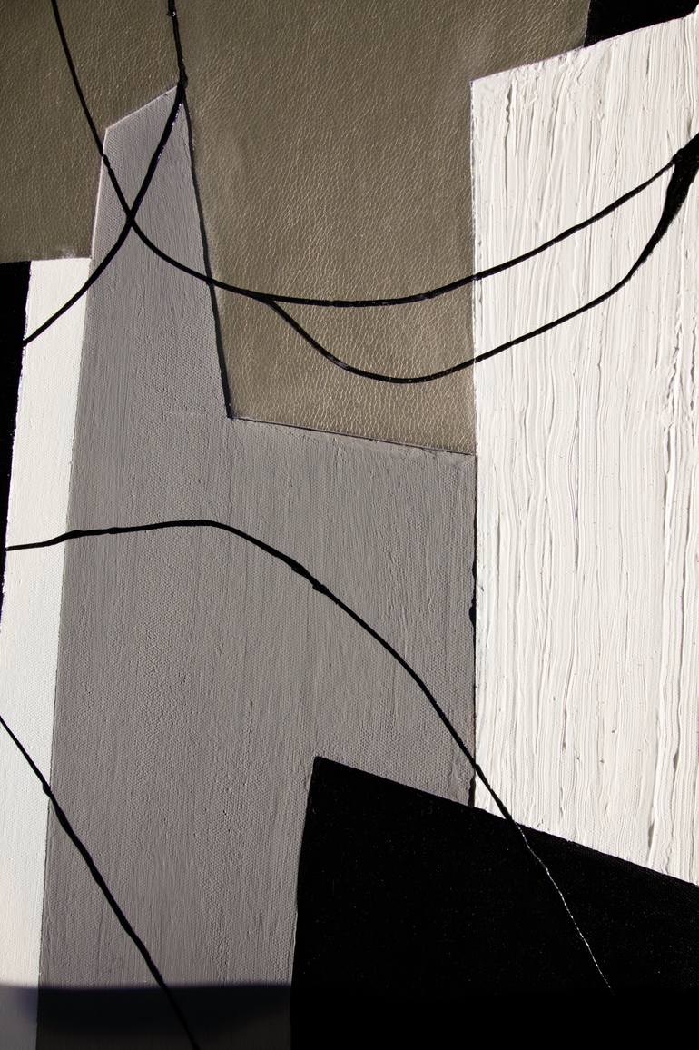 Original Geometric Abstract Painting by Svetlana Saratova