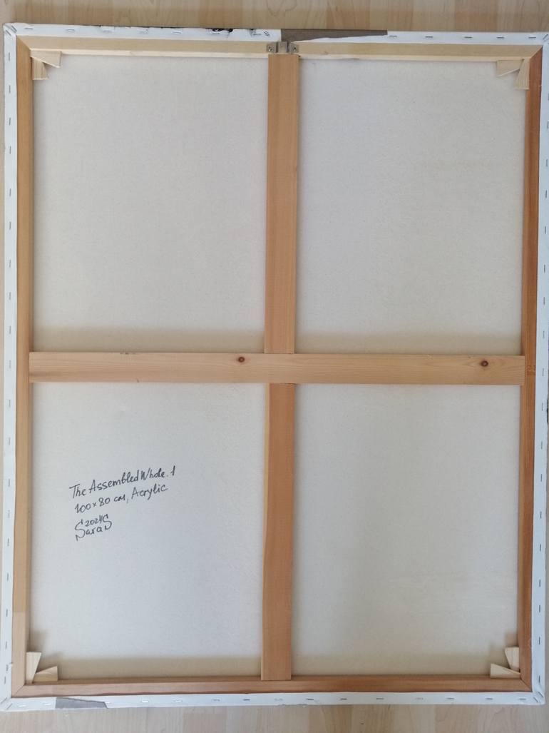 Original Geometric Abstract Painting by Svetlana Saratova