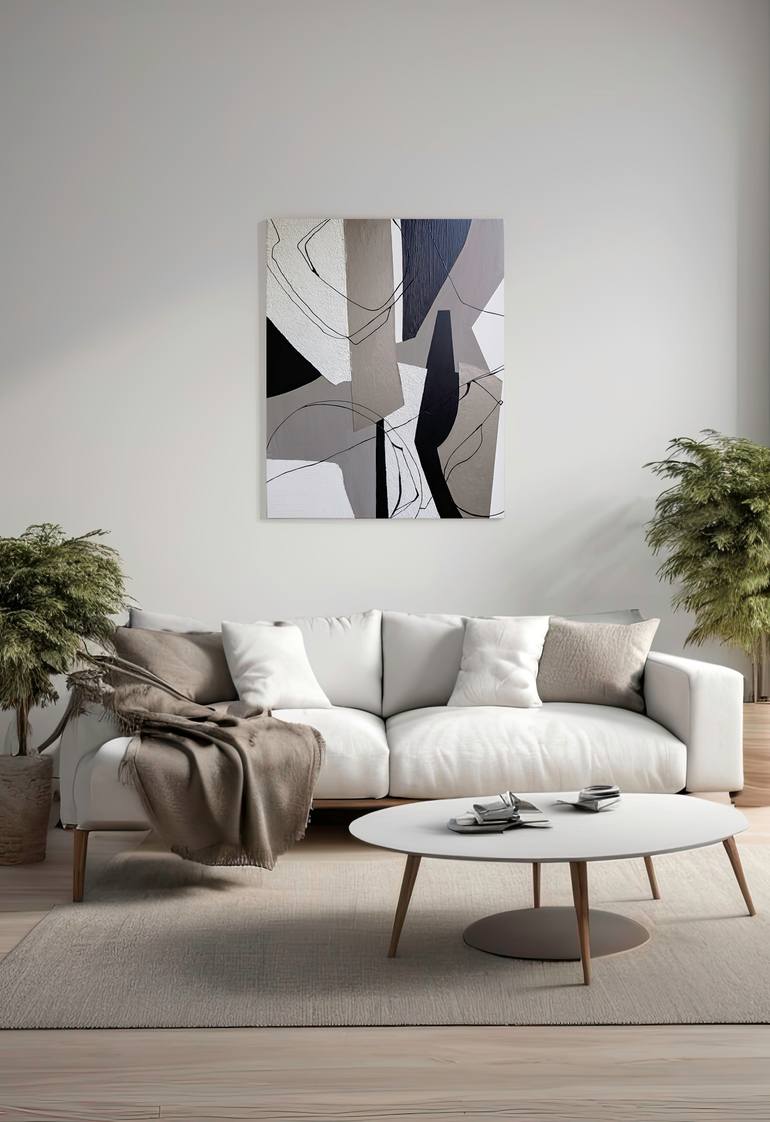 Original Modernism Abstract Painting by Svetlana Saratova