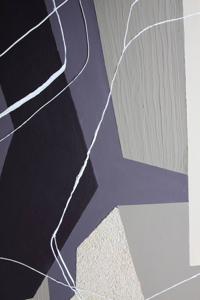 Original Geometric Abstract Painting by Svetlana Saratova