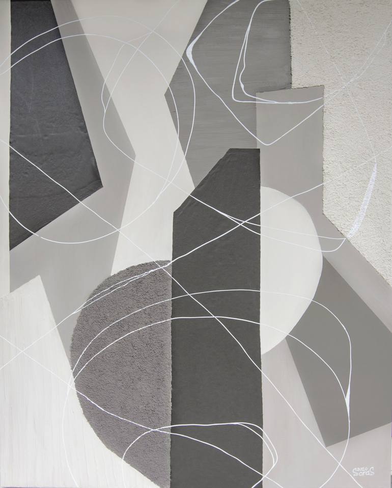 Original Geometric Abstract Paintings by Svetlana Saratova