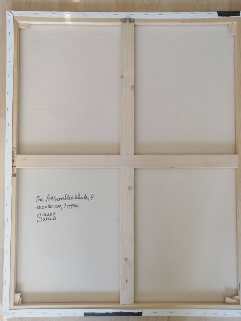 Original Geometric Abstract Painting by Svetlana Saratova