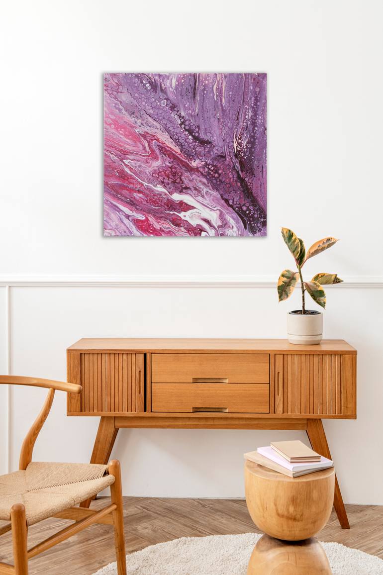 Pink overflow Painting by Svetlana Saratova | Saatchi Art France