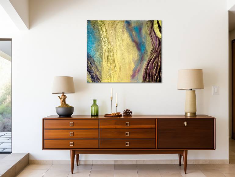 Original Fine Art Abstract Painting by Svetlana Saratova