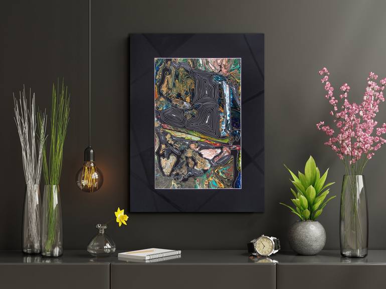 Original Modern Abstract Collage by Svetlana Saratova