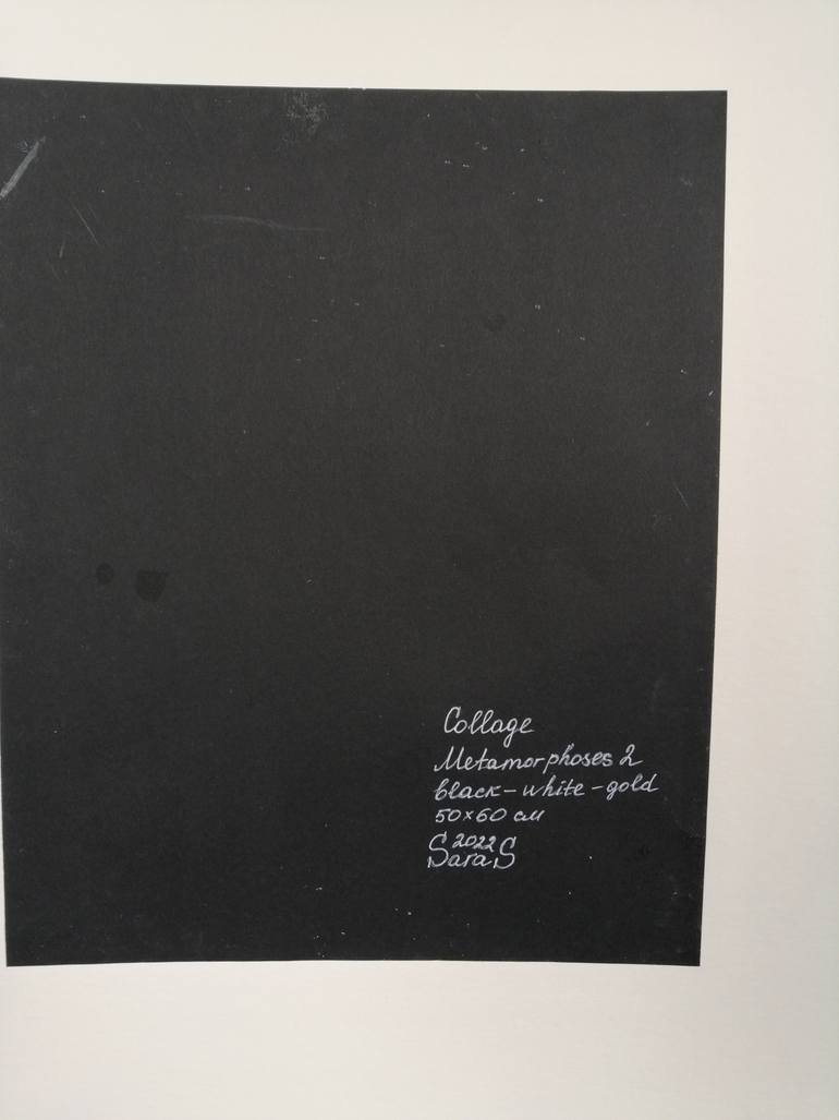 Original Modernism Abstract Collage by Svetlana Saratova