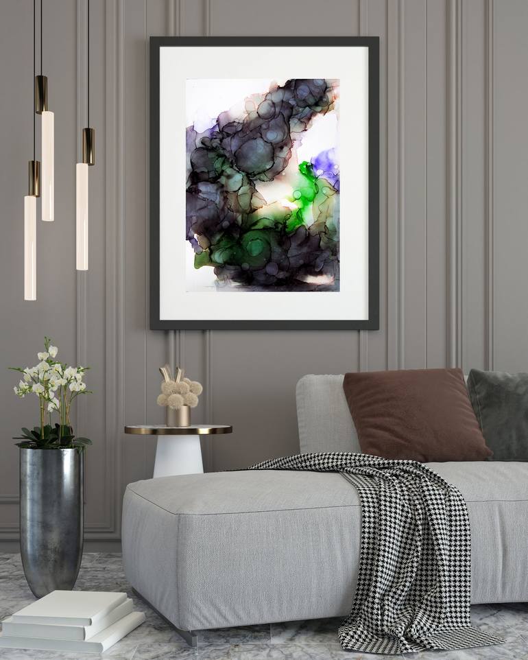 Original Fine Art Abstract Painting by Svetlana Saratova