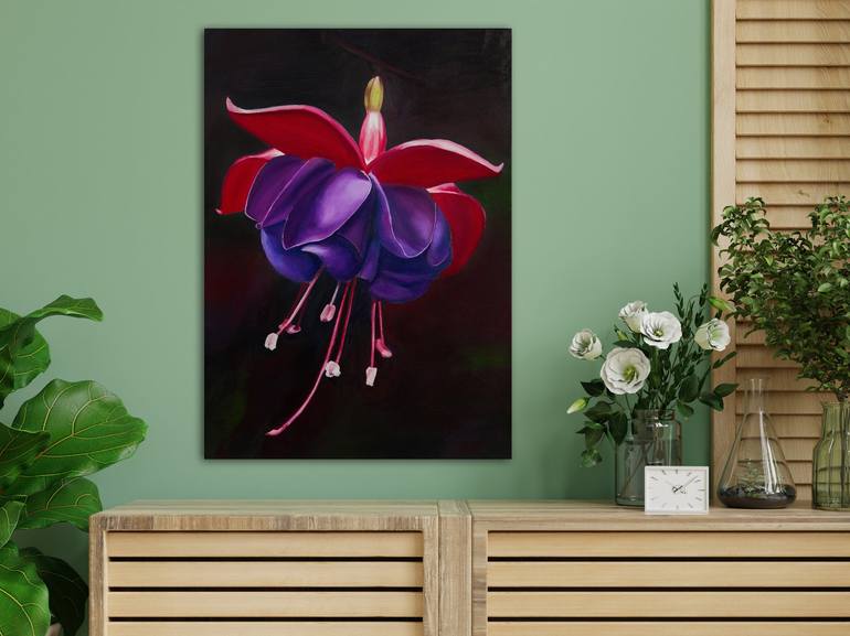 Original Figurative Floral Painting by Svetlana Saratova